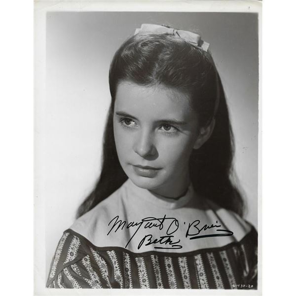 Little Women Margaret O'Brien Signed Photo