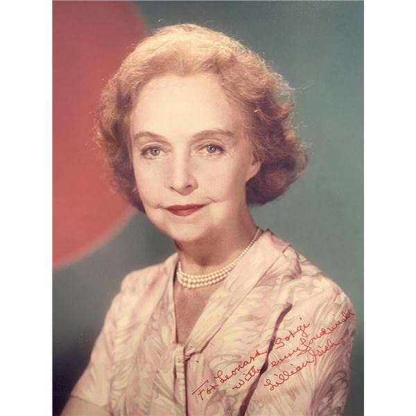 Lillian Gish signed photo