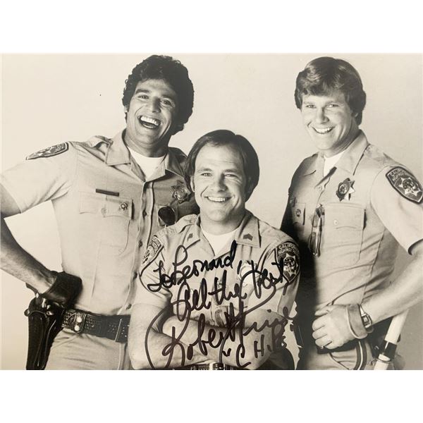 Chips Robert Pine signed photo