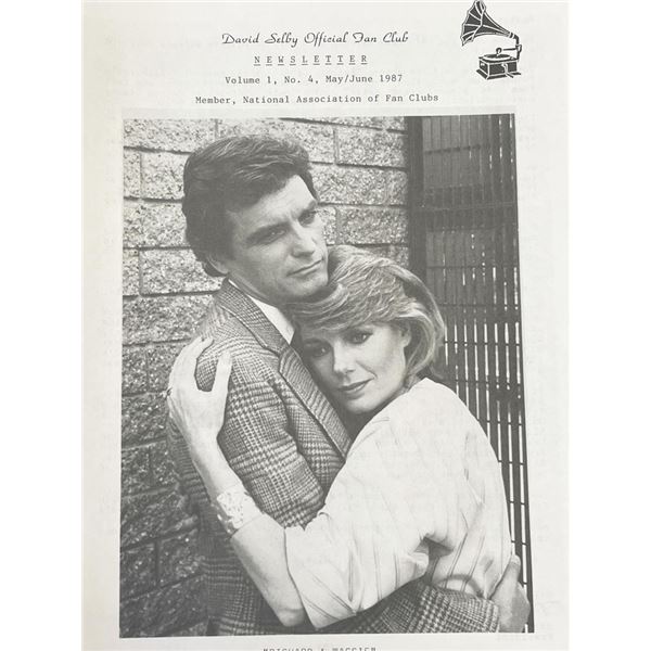 David Selby fan club booklet