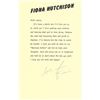 Image 1 : Guiding Lights Fiona Hutchison signed letter