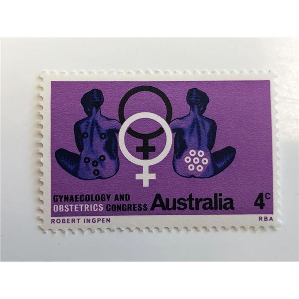 Australia 1967 Gynaecology & Obstetrics Congress Stamp