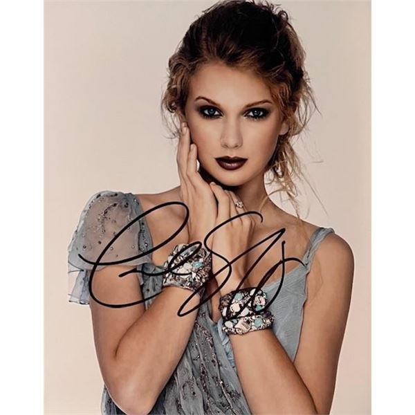 Taylor Swift signed photo