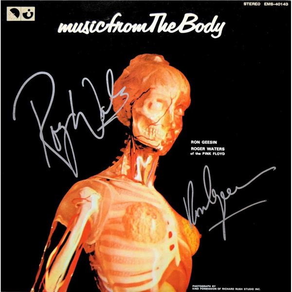 Roger Waters & Ron Geesin signed Music From The Body album