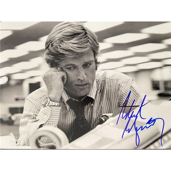 All the President's Men Robert Redford signed movie photo
