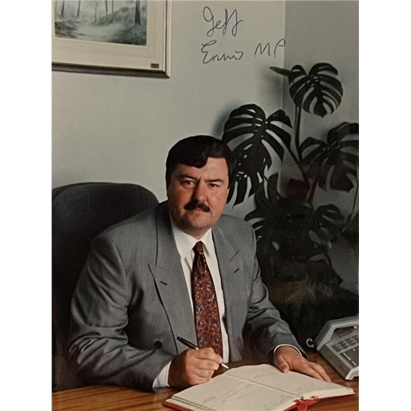 British Politician Jeff Ennis Signed Photo