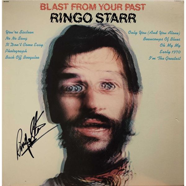 Ringo Starr signed Blast From Your Past album