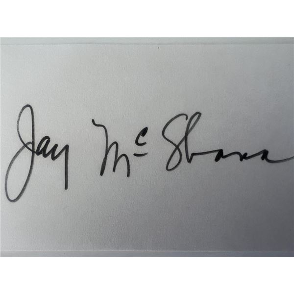 Charlie Parker Pianist Jay McShann original signature