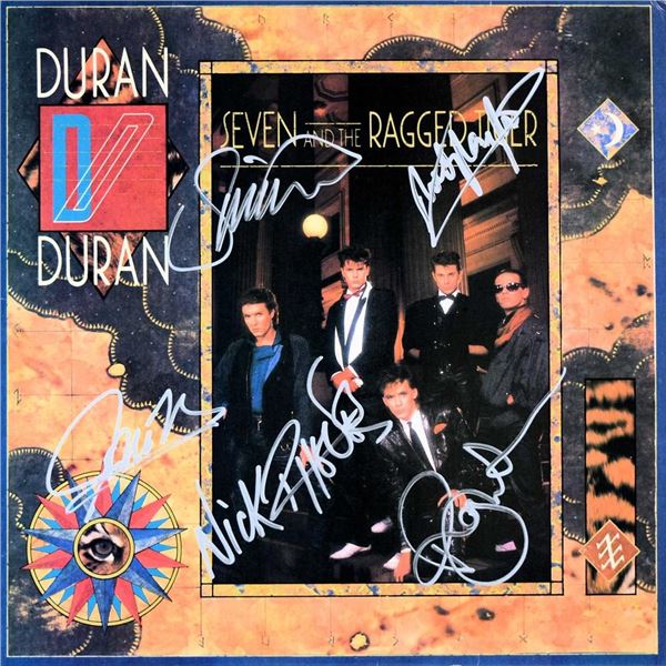 Duran Duran Seven And The Ragged Tiger signed album