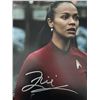 Image 1 : Star Trek Zoe Saldana Signed Photo