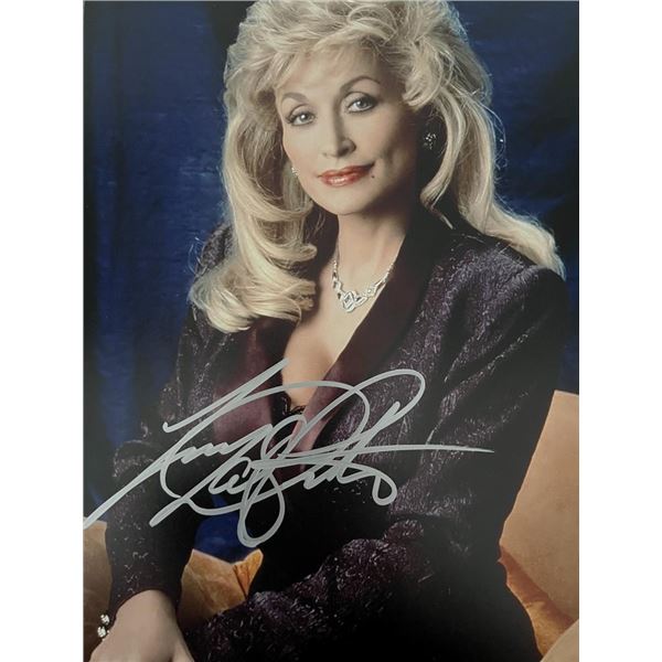 Country Singer Dolly Parton signed photo