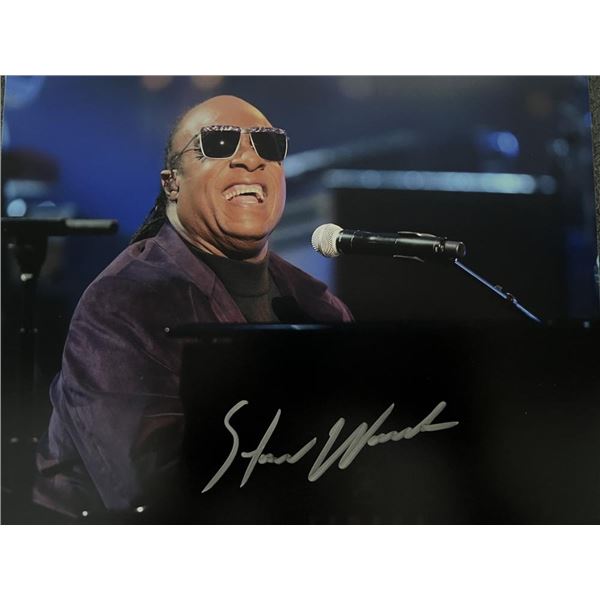 Stevie Wonder Signed Photo