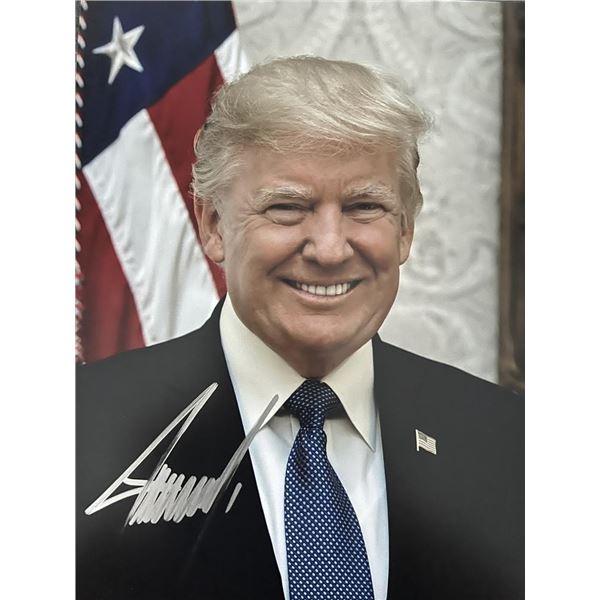 47th US President Donald Trump signed photo