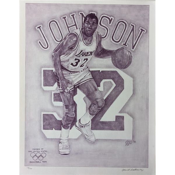 Magic Johnson Original Artwork