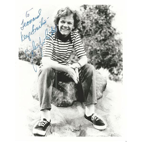 Family Affair Johnny Whitaker signed photo