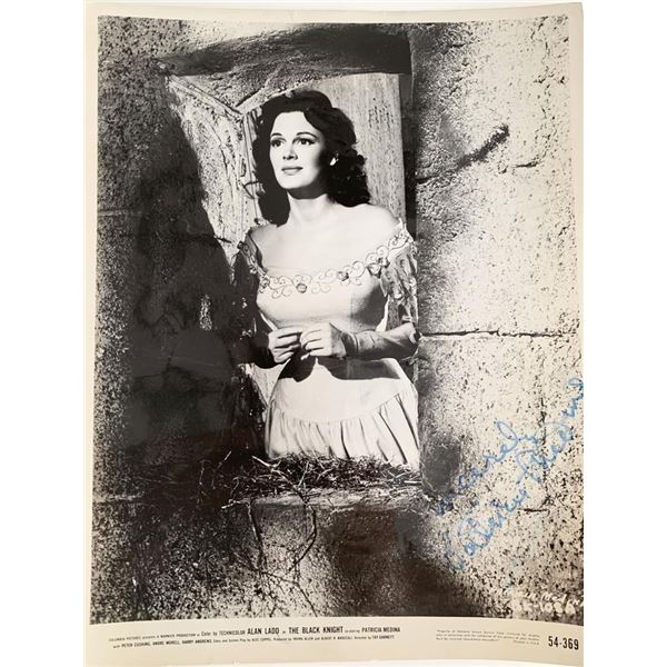 The Black Knight Patricia Medina signed movie photo