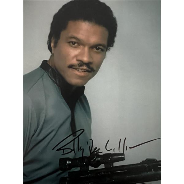 Star Wars Billy Dee Williams signed movie photo