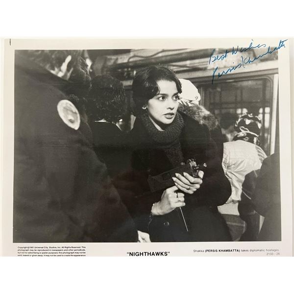 Nighthawks Perris Khambatta signed photo