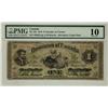 Image 1 : 1870 $1 DC-2b-i #426322 Payable at Toronto PMG VG10. A solid VG10 example that should be viewed.