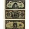 Image 1 : 1911 $1 DC-18d, 1917 $1 DC-23b & 1923 $2 DC-26a.  Lot of 3 Dominion issues G to Fine.