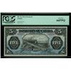 Image 1 : 1912 $5 DC-21c B471768 PCGS UNC66PPQ.  A lovely example with great margins.  A real Gem.