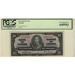 1937 $10 BC-24b #TD8965560 PCGS CH UNC64PPQ.