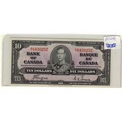 1937 $10 BC-24c #AT6430252.  Choice UNC example.