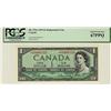 Image 1 : 1954 $1 BC-37bA #*D/O0496519 PCGS Superb Gem UNC67 PPQ.