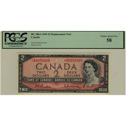 1954 $2 BC-38bA #*RR0259369 PCGS CH AU58.