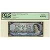Image 1 : 1954 $5 BC-39aA #*AC0021437 PCGS UNC 63PPQ.