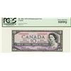 Image 1 : 1954 $10 BC-40bA #*UT0244405 PCGS CH AU55PPQ.  Scarce replacement note.