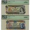 Image 1 : SPECIMEN 1973 $1 BC-46aS & 1972 $5 BC-53aS. PCGS UNC66 AND 64 respectively both with PPQ designation