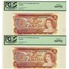 Image 1 : 1974 $2 BC-47aA #*BM4479334-335 PCGS Gem UNC66 PPQ.