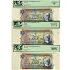 Image 1 : 1972 $5 BC-48aA #*CD EF45, *CV AU55PPQ & *SB AU58PPQ.  Lot of 3 notes all PCGS graded, 2 with PPQ de