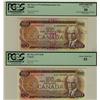 Image 1 : 1975 $100 BC-52aA-i #AJX VF30 (APPARENT) & BC-52a-i AU55.  Lot of 2 PCGS graded notes.