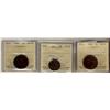 Image 1 : N.S. 1862 1¢ ICCS VG8  1861 NB 1/2¢ ICCS F15 1894 NFLD 1¢ ICCS AU50  Lot of 3 coins