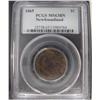 Image 1 : Nfld 1865 1¢ PCGS MS63BN.