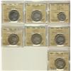 Image 1 : Nfld 1899 Lg 9's 20¢ VG10, 1873 50¢ VG8, 1896 Obv 2 Sml W VG10, 1898 Obv 1 Sml W VG10, 1899 Wd 9's V