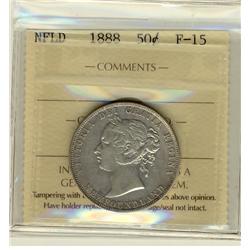 Nfld 1888 50¢ ICCS F15.  Nice and appealing example.