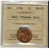 Image 1 : 1936 1¢ ICCS MS65RD.  Pittman example.