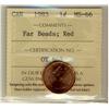 Image 1 : 1983 1¢ Far Beads ICCS MS66RD.