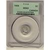 Image 1 : 1908 5¢ PCGS MS63 Small 8. Nice example.