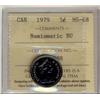Image 1 : 1979 5¢ ICCS MS68 NBU.