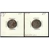 Image 1 : 1870 Nr0 & 1885 L5 10¢.  Lot of 2 coins F to VF.