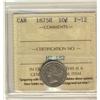 Image 1 : 1875H 10¢ ICCS F12.  Attractive key date.