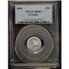 Image 1 : 1896 10¢ PCGS MS62.  Blast white.