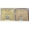 Image 1 : 1936 10¢ ICCS MS62.  Lot of 2 coins.