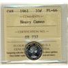 Image 1 : 1961 10¢ ICCS PL66 Heavy Cameo.