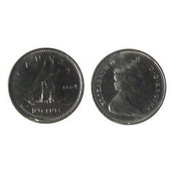 1969 10¢ ICCS MS66 Cameo.