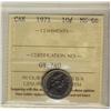 Image 1 : 1971 10¢ ICCS MS66.